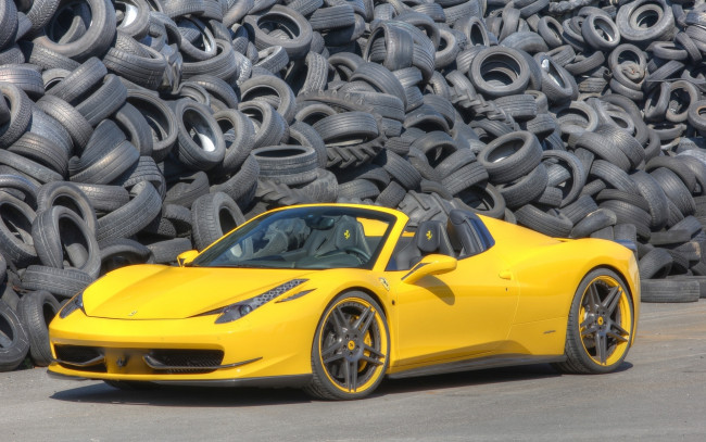 Обои картинки фото автомобили, ferrari, novitec, rosso, italia, 458