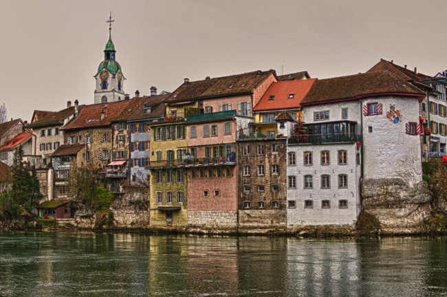 Обои картинки фото города, здания, дома, ольтен, золотурн, швейцария