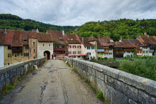 Обои картинки фото сент, урсан, города, улицы, площади, набережные, jura, швейцария