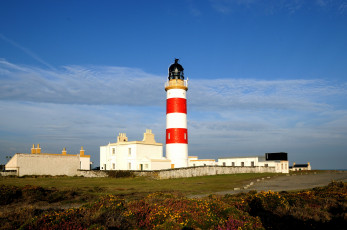 Картинка шотландия остров мэн природа маяки море маяк