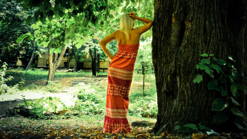 Картинка -Unsort+Блондинки девушки unsort блондинки дерево