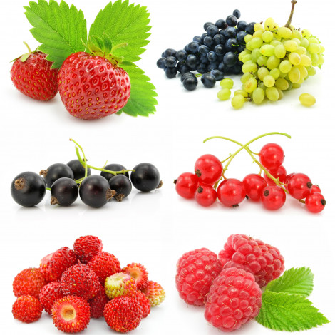 Обои картинки фото еда, фрукты, ягоды, коллаж