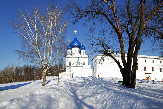 Обои картинки фото суздаль, монастырь, города, православные, церкви, монастыри