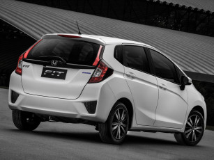 обоя автомобили, honda, светлый, 2014г, br-spec, fit