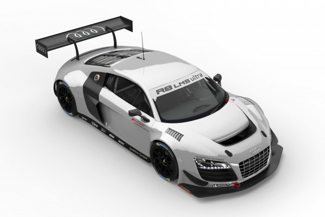 Обои картинки фото 2014 audi r8 lms ultra, автомобили, 3д, серебристый, тюнинг, audi