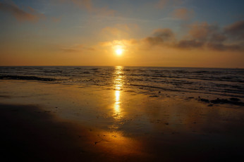 Картинка природа восходы закаты пляж солнце океан