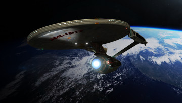 Картинка star+trek+constellation видео+игры космический корабль планета вселенная полет