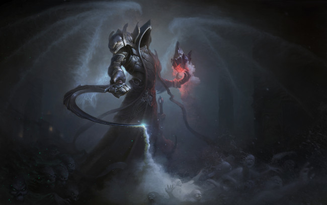Обои картинки фото видео игры, diablo iii,  reaper of souls, angel, of, death, reaper, malthael, souls
