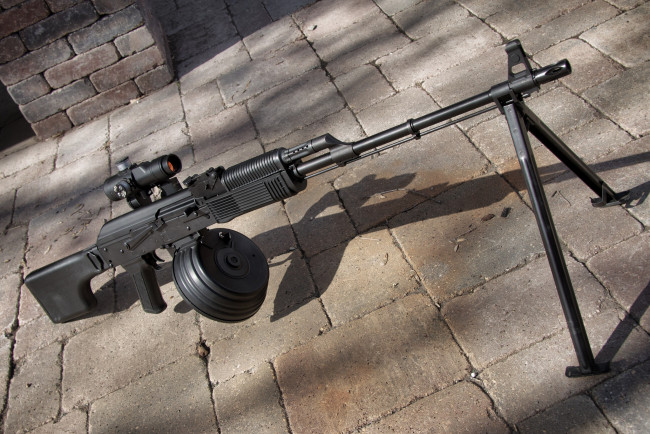 Обои картинки фото оружие, пулемёты, ручной, пулемет, калашникова, рпк-74