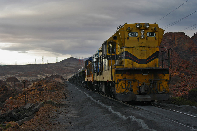 Обои картинки фото техника, поезда, железная, дорога, рельсы, локомотив, соста