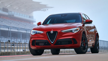 Картинка alfa+romeo+stelvio+quadrifoglio+2018 автомобили alfa+romeo red stelvio alfa romeo quadrifoglio 2018