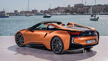 Картинка bmw+i8+roadster+2019 автомобили bmw i8 медь 2019 roadster