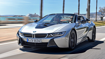 Картинка bmw+i8+roadster+2019 автомобили bmw металлик серебряный 2019 roadster i8