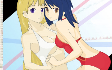 Картинка календари аниме ласка двое взгляд девушка