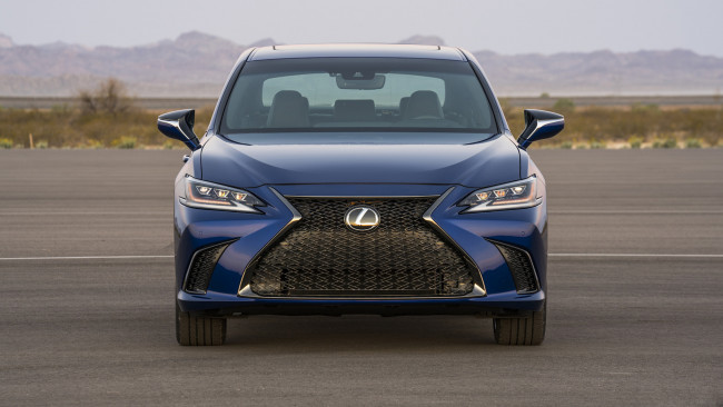 Обои картинки фото lexus es 350 f-sport 2019, автомобили, lexus, es, blue, 2019, f-sport, 350