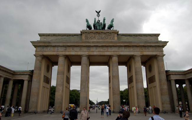 Обои картинки фото города, берлин , германия, brandenburg, gate