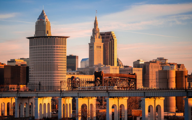 Обои картинки фото cleveland, usa, города, - здания,  дома