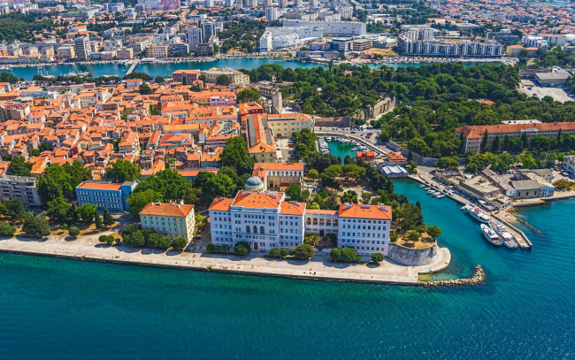 Обои картинки фото zadar, croatia, города, - панорамы