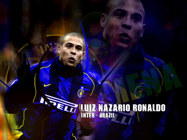 Обои картинки фото ronaldo, спорт, футбол, inter, бразилец, brazil, футболист, форвард