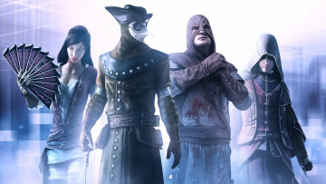 Картинка assassins creed видео игры assassin`s brotherhood герои мультиплеер