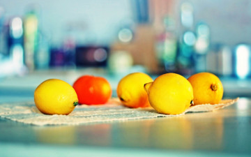 обоя еда, цитрусы, лимоны