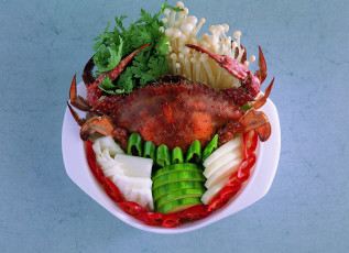 Картинка еда рыба морепродукты суши роллы краб сыроедение