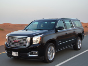 Картинка автомобили gm-gmc темный 2014 denali yukon gmc