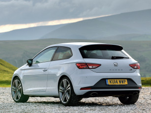 Картинка автомобили seat uk-spec cupra sc leon 2014г светлый