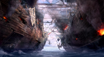 Картинка видео+игры dragon+eternity eternity видеоигра корабли сражение абордаж dragon
