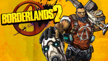 обоя видео игры, borderlands 2, оружие, взгляд, воин