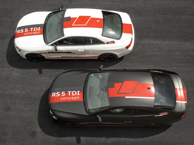 Обои картинки фото автомобили, audi, rs, 5, tdi, concept, 2014г, темный