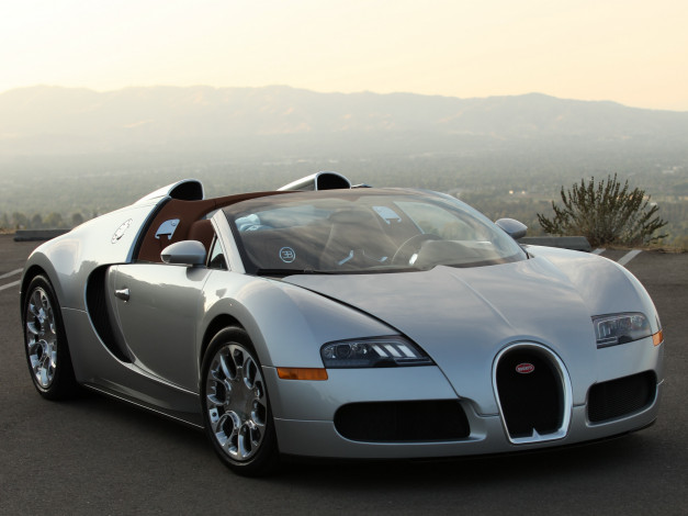 Обои картинки фото автомобили, bugatti, us-spec, roadster, sport, grand, veyron