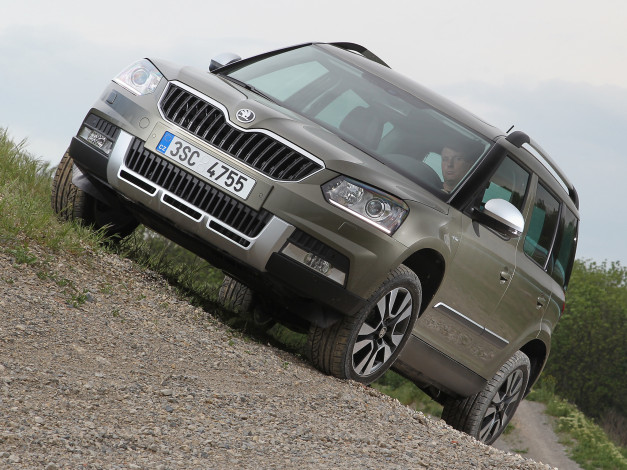 Обои картинки фото автомобили, skoda, outdoor, yeti, 2013г, klement, laurin