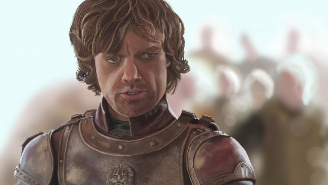 Обои картинки фото рисованные, кино, tyrion, lannister, peter, dinklage, портрет