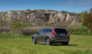 обоя автомобили, volvo, 2015г, country, cross, v60