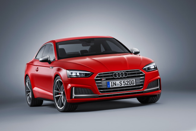 Обои картинки фото автомобили, audi, coupе, s5, 2016г