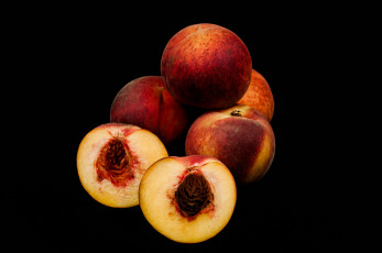 Картинка еда персики +сливы +абрикосы плоды