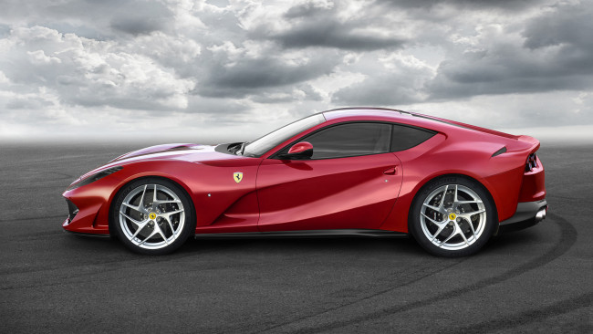 Обои картинки фото ferrari 812 superfast 2018, автомобили, ferrari, 2018, superfast, 812