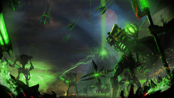 Картинка фэнтези роботы +киборги +механизмы monolith necrons lord necron army warhammer 40 000