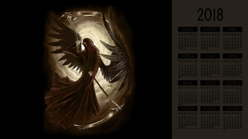 Картинка календари фэнтези крылья