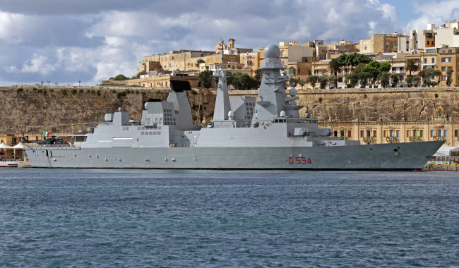 Обои картинки фото caio duilio, корабли, крейсеры,  линкоры,  эсминцы, вмф