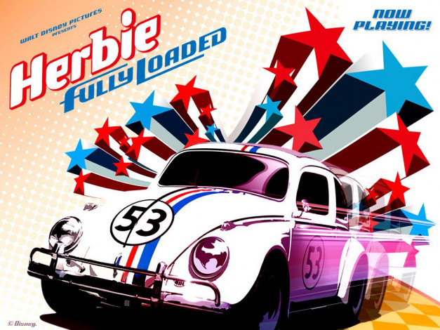 Обои картинки фото herbie, fully, loaded, кино, фильмы