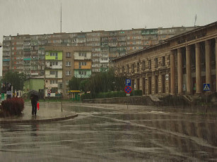 Картинка rain города улицы площади набережные