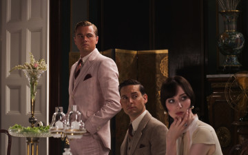 Картинка the great gatsby кино фильмы ваза мужчины цветы