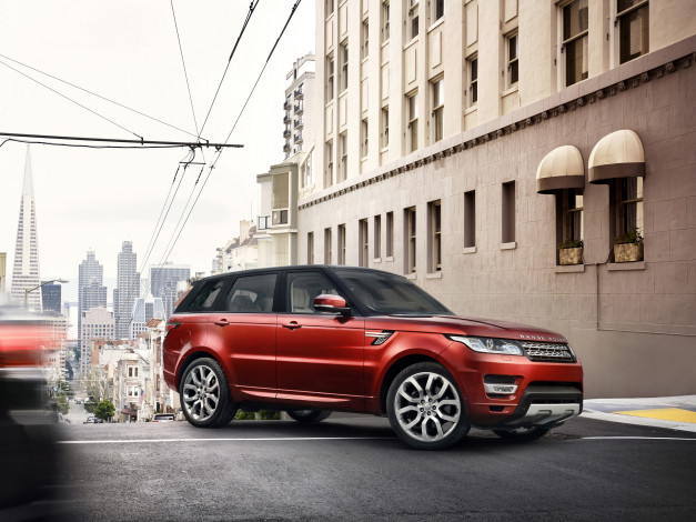 Обои картинки фото 2014, land, rover, range, sport, автомобили