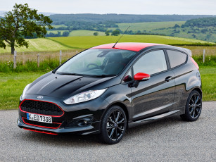 Картинка автомобили ford fiesta zetec s black 2014г темный