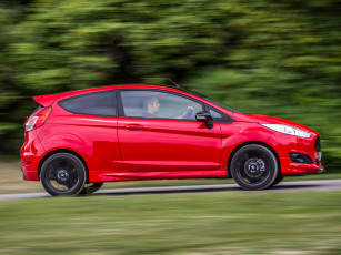 Картинка автомобили ford fiesta zetec s red 2014г красный