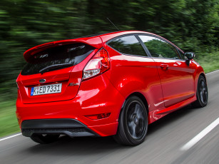 Картинка автомобили ford fiesta zetec s red 2014г красный