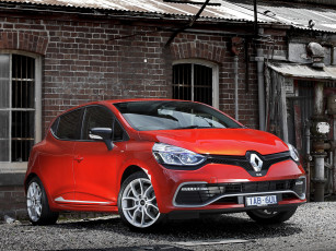 обоя автомобили, renault, clio, r, s, 200, au-spec, красный