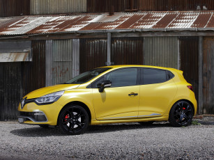 Картинка автомобили renault clio r s 200 au-spec желтый